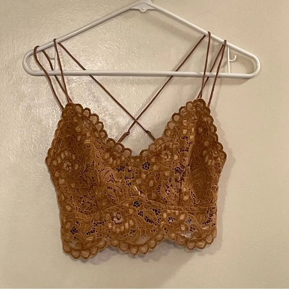 FP ONE by FREE PEOPLE‎ Celine Bralette in Bronze - Picture 6 of 10